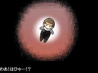 Suggestive anime scene with intense blowjob action in hentai style