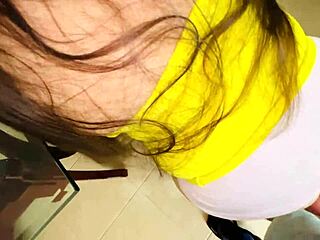 i love how my mature mexican wife flashes her huge pussy lips and cameltoe to seduce in swinger group fun at home