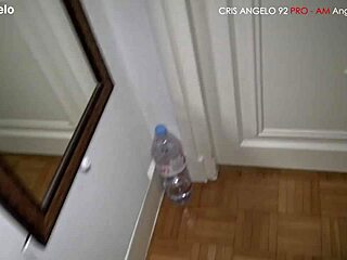 Angela and Melany join Cris Angelo for girlfriend experience in Paris France office threesome after work.