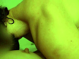 Brunette Teen Babe Loves Swallowing Cum After Sensual Blowjob in Shower with Homemade Passion