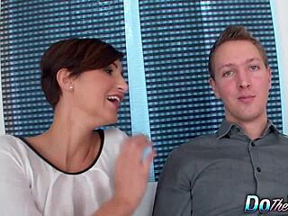 Hotwife Gabrielle Gucci Swallows Bbc Cum Thirstily While Her Cuck Watches The Interracial Fucking!