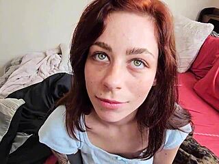 Secret sex session with petite redhead teen 18+ renee rose in dirty pov roleplay