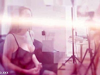 Hot Nurse in Uniform Teases with Lingerie, Strips at Hospital Party and Masturbates with Wand to Orgasm!