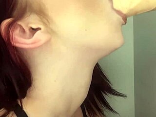 Sloppy Deepthroat Blowjob With Intense Sucking And Spitting On Hard Cock