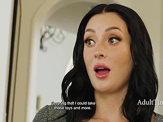 Prude milf transforms into anal pro, turning redhead babe into wild anal fiend.