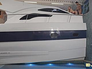 Craving That Huge Black Cock Ride On A Yacht Without Protection For Wild Fun!