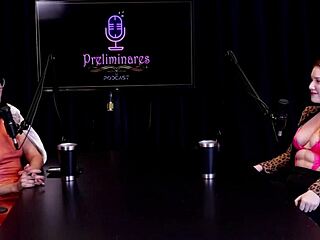 Redhead Babe Strips Naked Showing Huge Tits After Nude Interview