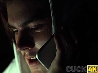 Why Is Cuckold Watching His Long-Haired Wife Get Fucked By Friend In Bedroom Scene?