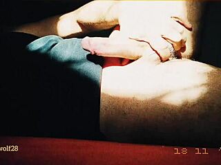 Penis enjoys handjob at sunset with Bad Wolf28 in exotic display