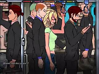 Client Commands Jane to Bend Over for Pussy Touch Through Panties in Wild Gangbang with Huge Cocks and Double Penetration