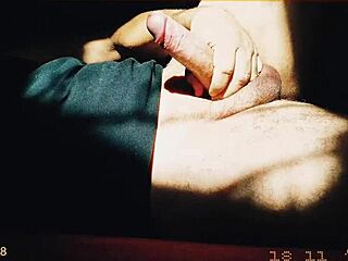 Penis enjoys handjob at sunset with Bad Wolf28 in exotic display