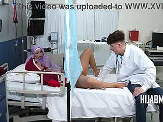 Arab Wife Lets Doctor Impregnate Her at Hospital with Best Friend Watching!