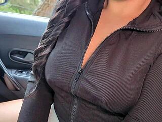 Who Wants To Fuck This Horny Young 18+ Girl's Big Ass After Workout? Stranger Pounds Her Hard In Nature!