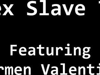 Blindfolded Carmen Valentina Gags Deepthroat In Latex Gloves Humiliation Scene!