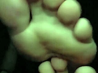 Solo fetish feet and toes after workout fingering