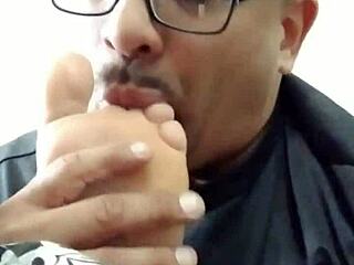 Dominating those seductive ex whore toes with intense passion pt1