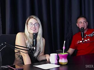 Compilation of Jow Jow in Bora Cast Featuring Bruna Carlos with See-Through Red Lingerie and Sexy Moments