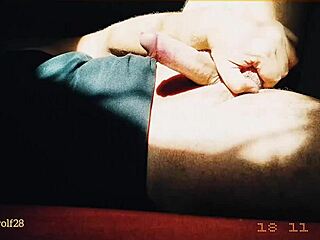 Penis enjoys handjob at sunset with Bad Wolf28 in exotic display