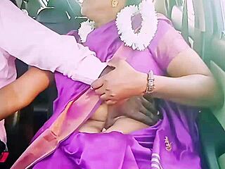 hey driver, wanna see me in this saree? let's get dirty with some hot car romance and sex!