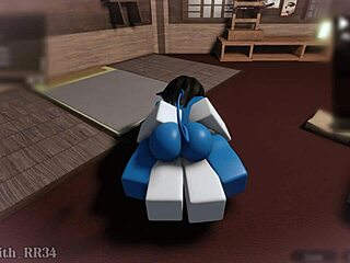 Demon girl craves more wild sex with a follower, riding his monster cock in round two.