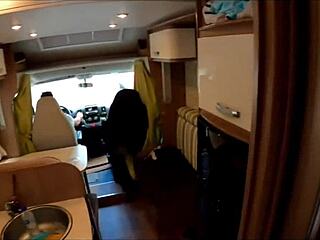 Who wants to join our wild foursome fuck in the van? asks Briana Moon and Sheila Ortega.