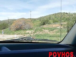 small teen 18+ pov rides cock while rubbing horny pussy with handjob and blowjob action