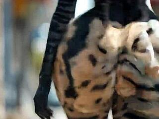 check out this big booty cat woman in edm ai-generated 3d porn action