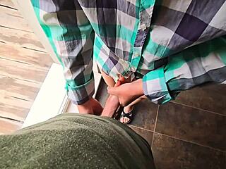 Can Stepsister Really Make Stepbrother Cum Fast In Panties Outdoors?