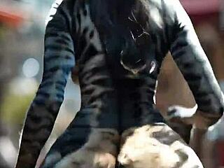 check out this big booty cat woman in edm ai-generated 3d porn action