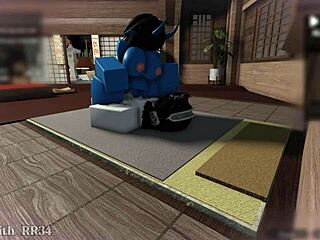 Demon girl craves more wild sex with a follower, riding his monster cock in round two.