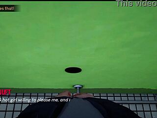 Experience intense 3D blowjob action happening right in the steamy bathroom setting.