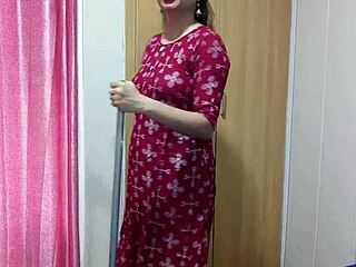 Indian Desi Sali Enjoyed Hardcore Sex from Her Jija with Beautiful Sali Clean Room Seduction and Dirty Talk in Hindi