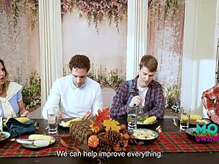 I Feel So Connected In This Blonde Milf Group Sex With Mature Kissing Passion