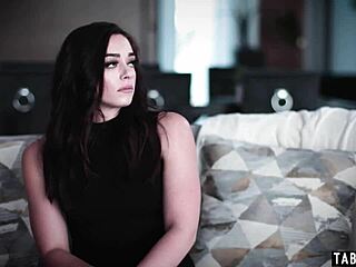 i filmed my husband roughly anal fucking my brunette assistant sophia burns with monster cock