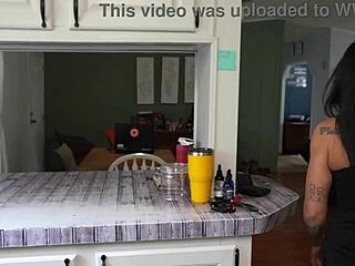 Woman accidentally gives man Viagra and helps with blowjob and creampie