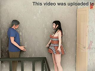 jasmine gets surprised by the office boy who takes charge in the office during work hours