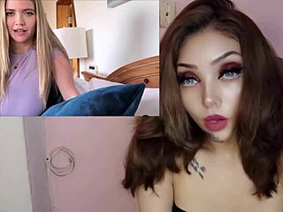 i'm like, the perfect busty girlfriend sharing bed with my roommate, ya know?