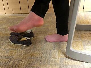 i love spotting candid feet hidden everywhere