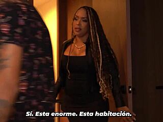 Skinny Tattooed Colombian Guy Ends Up Fucking Mature Latina With Big Tits In Shared Bed.