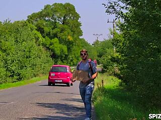 EVLINE DELLIA RIDES COCK LUSTFULLY IN HOT DOGGYSTYLE