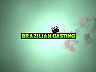 Will this Brazilian big tits babe handle monster cock in interracial anal during her casting interview?