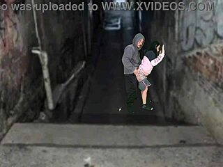 Brunette crossdresser gives blowjob and gets rough bareback sex with boss in favela after funk party