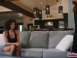 Hey, want to join our lesbian threesome? Katrina Colt and roommate Alina Ali invite Jayden Cole for intense kissing, fingering, and tribbing in the dorm!