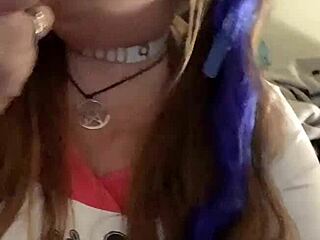 Exclamatory-Provocative Title With Slutty Housewife Action: Kandy Kane Deepthroat Blowjob On Fat Cock For BBW Whore!