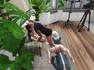 hey group, who's ready for wild sex on the floor and then on the chair?