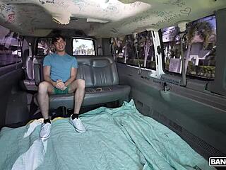 blaire johnson rides big cock cowgirl then doggystyle in bangbus adventure