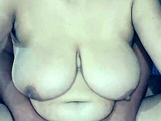 Desi wife, squeeze those big boobs while fingering hairy pussy ass?