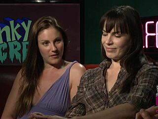 Julia Ann Visits Studio to Discuss Movies and Share Scenes Struggling for Young Girl's Affection