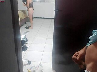 Housewife Lingerie Ignored by Hubby Teases Technician Opinion