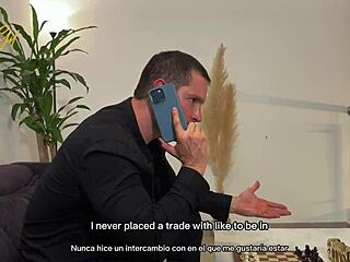 sexy colombian secretary facefucked and pounded by boss after trading loss part 1